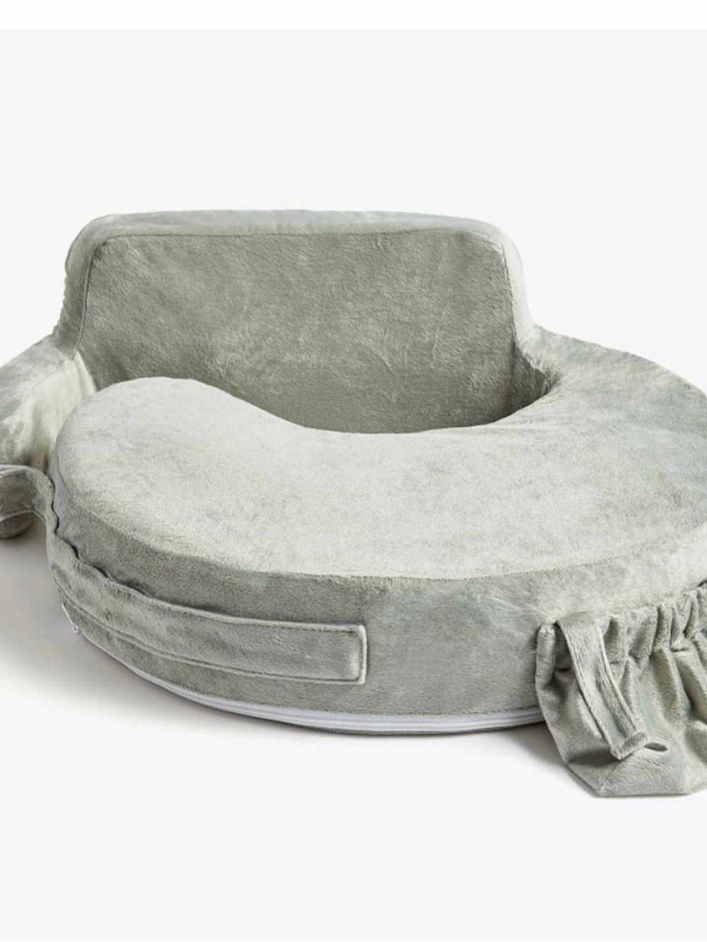 Plush Nursing Support Pillow in Sage Green